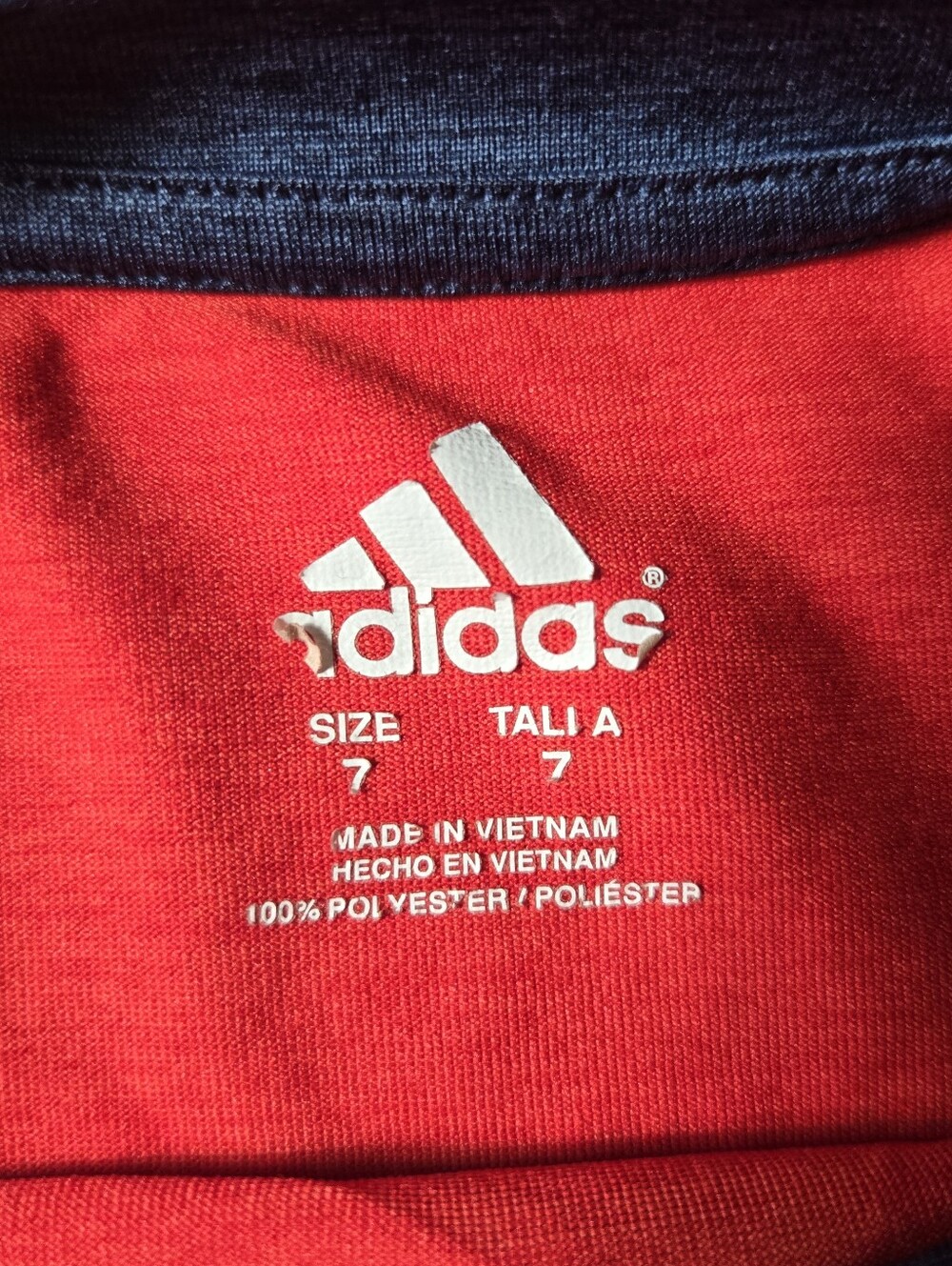 adidas Kids Long Sleeve Soccer & Football Shirts Set of 2 EUC Kids size 7 - Picture 5 of 12